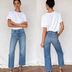 Emerson Fry Twin Doves Treasure Straight Ankle Jeans in Worn Blue 31